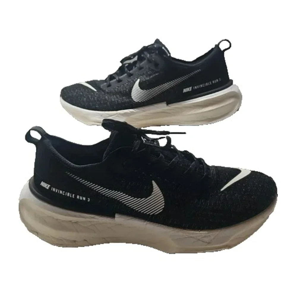 Nike Zoomx Invincible Run 3 Black White Men's US 12 FN1187-001 Running Shoes